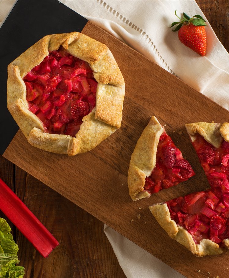 Strawberry Rhubarb Galette
