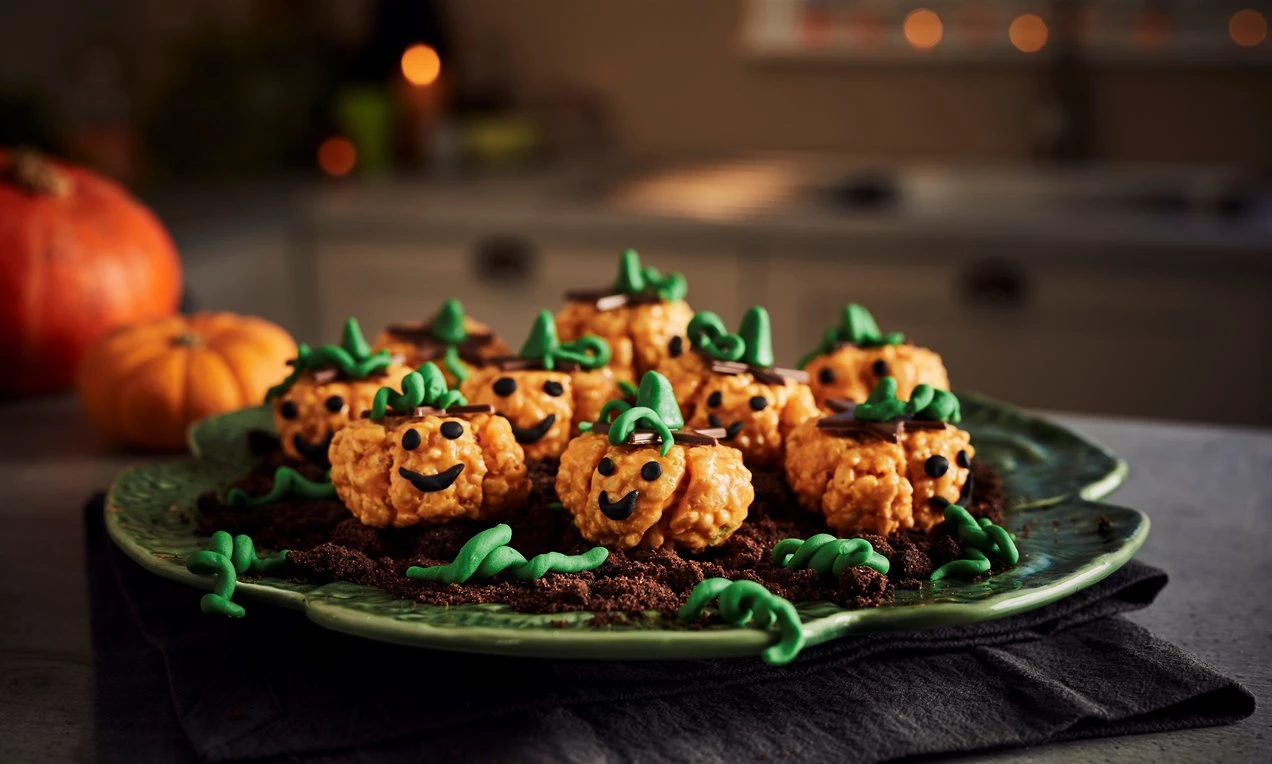 Crispy Marshmallow Halloween Treats Recipe