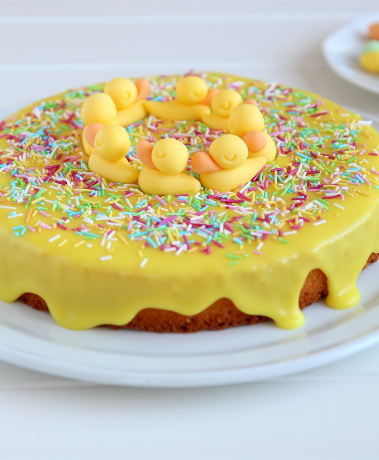 Påskekake med sitronglasur