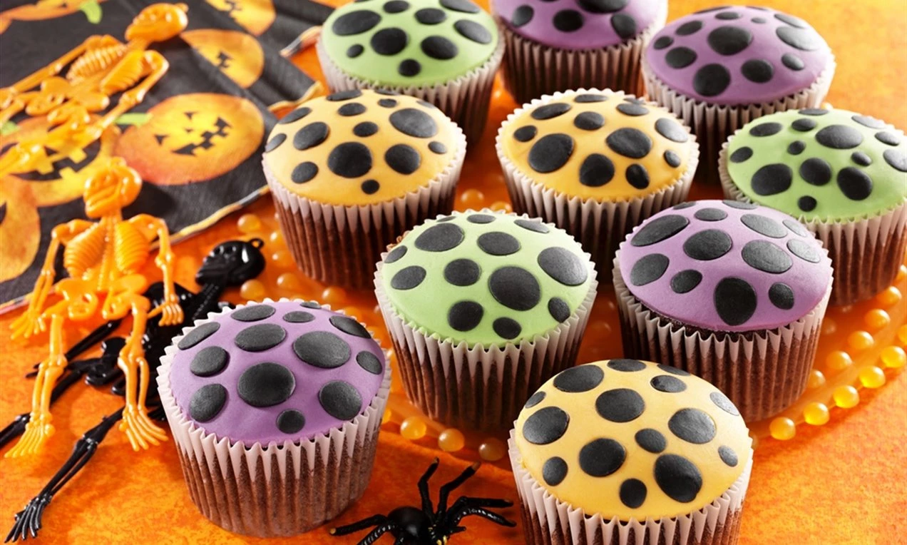 Spooky Spotty Halloween Cupcakes Recipe