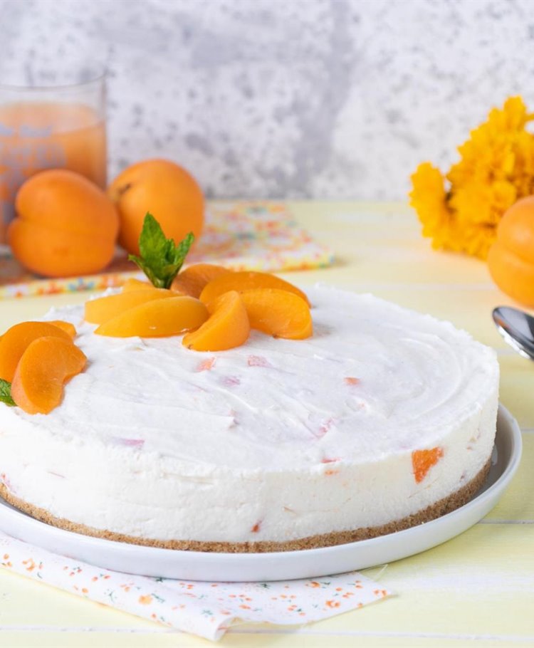 Torta allo yogurt e albicocche