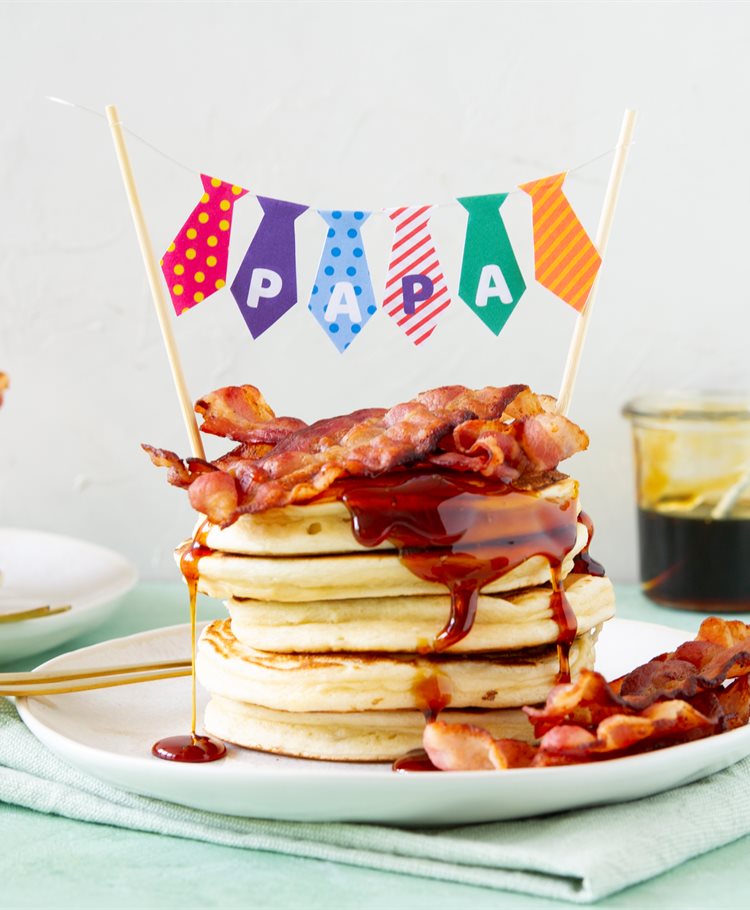 American Pancakes met spek en stroop