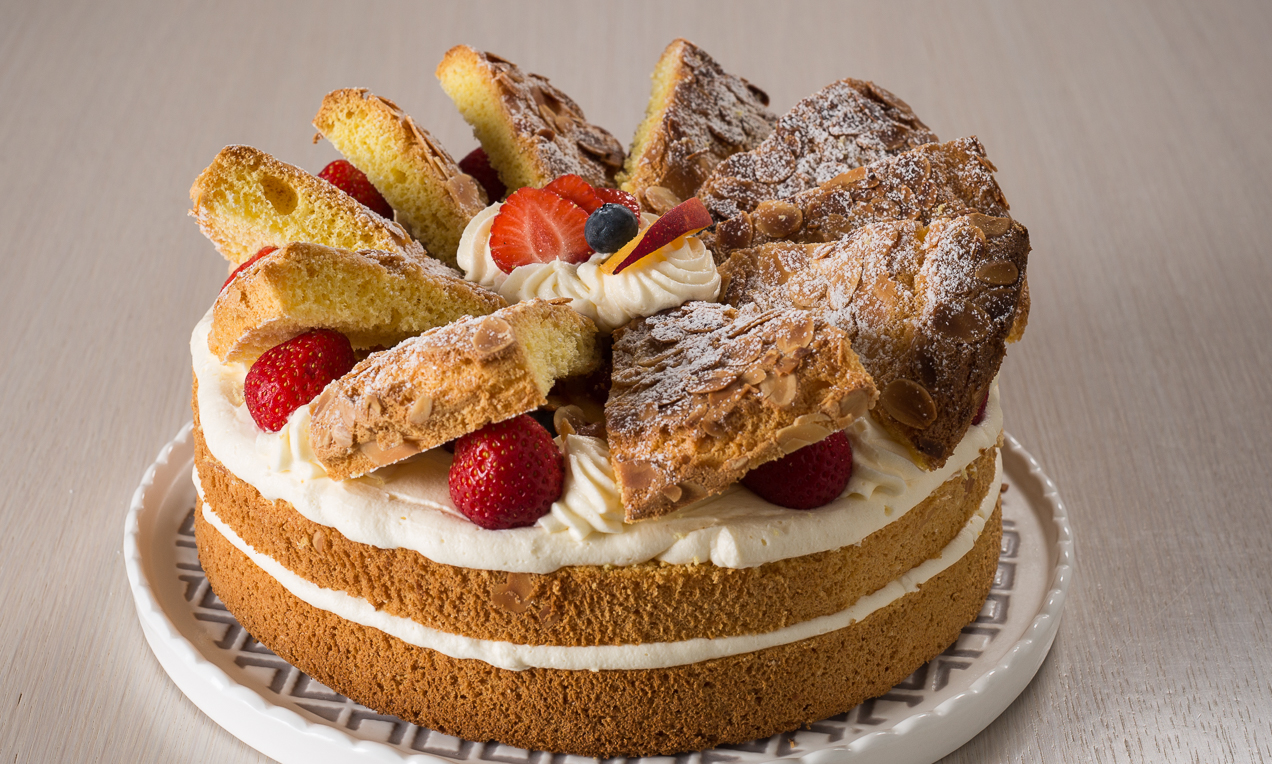 Ricetta Pan Di Spagna Farcito Con Crema Chantilly Frutta Fresca E 