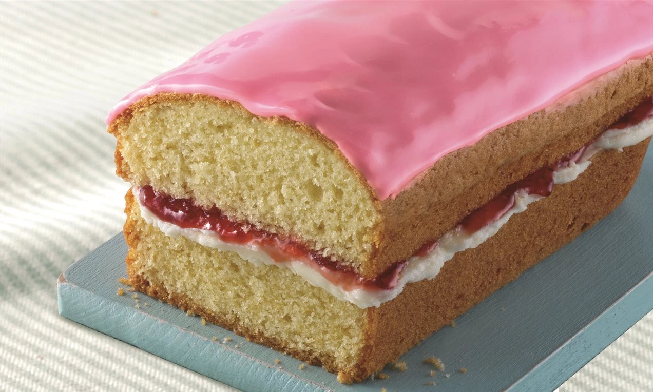 Pretty Pink Loaf Cake