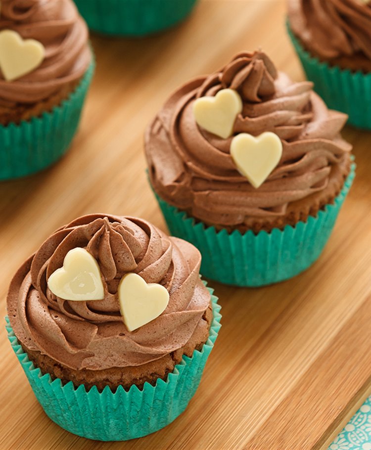Chokolade-fudge-cupcakes