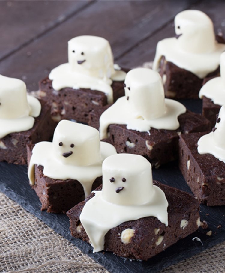 Spooky Ghost Brownies
