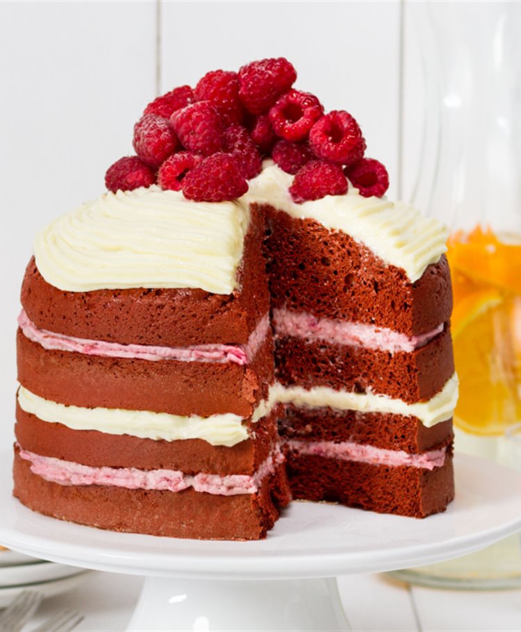 Naked Red Velvet Cake