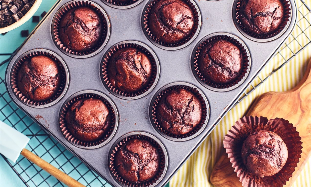 Dark Chocolate Chunk Muffins
