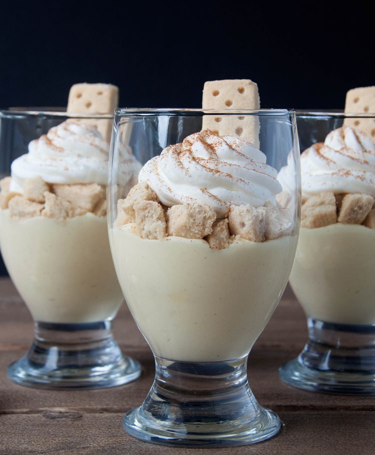 Parfait à la vanille sablé
