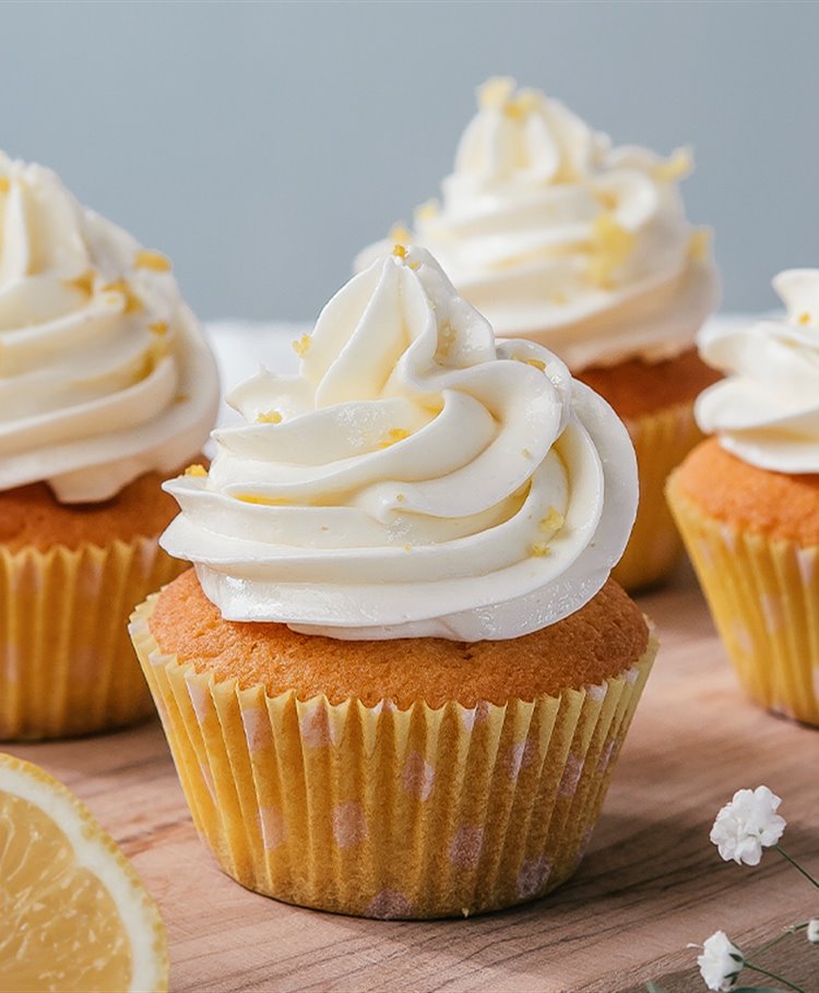 Cupcakes med citronfrosting