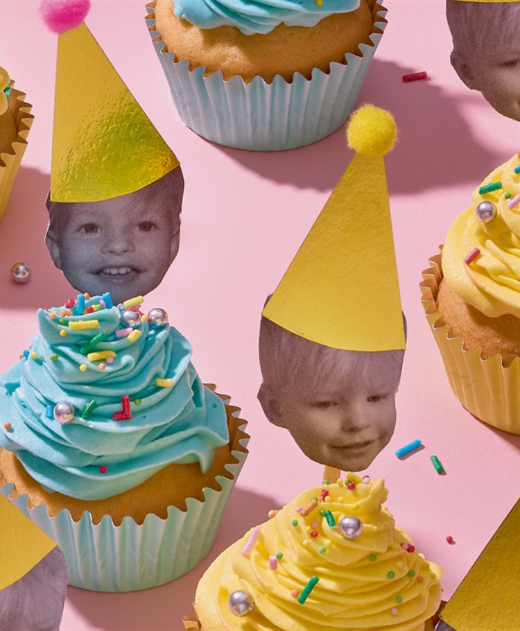 Blije-baby cupcakes