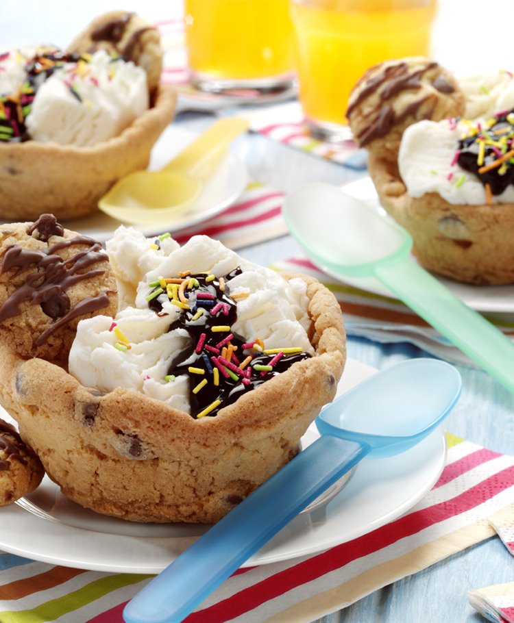 Choc Chip Cookie Ice Cream Bowls Recipe Dr. Oetker