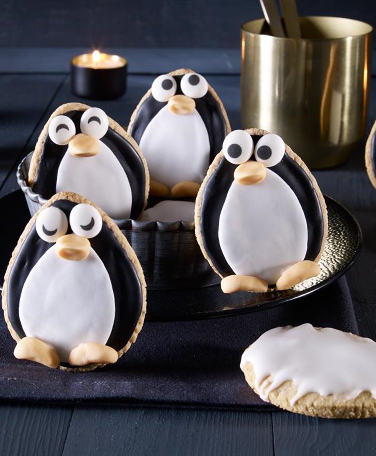 Pingviner og isflage-småkager