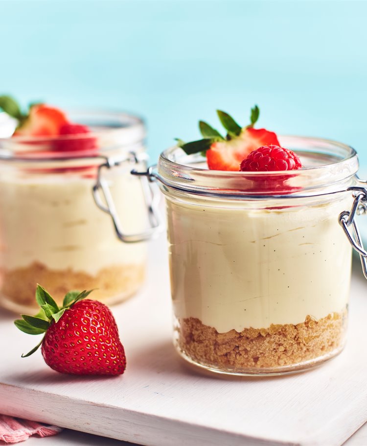 Mini Vanilla Cheesecakes