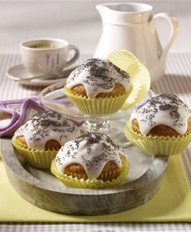 Cream Glazed Muffins