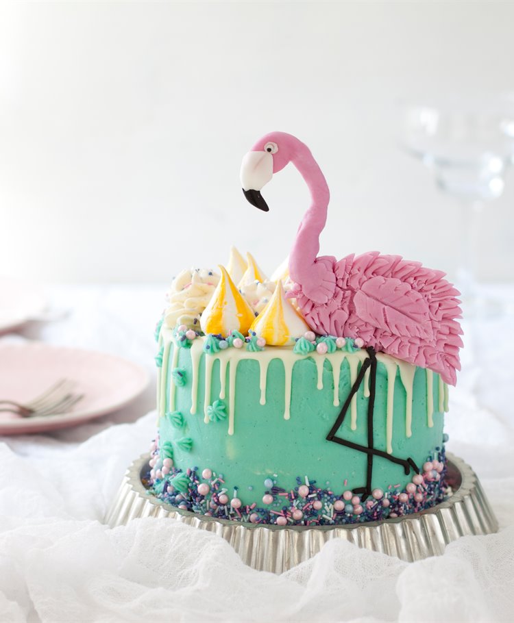 Flamingo-kakku