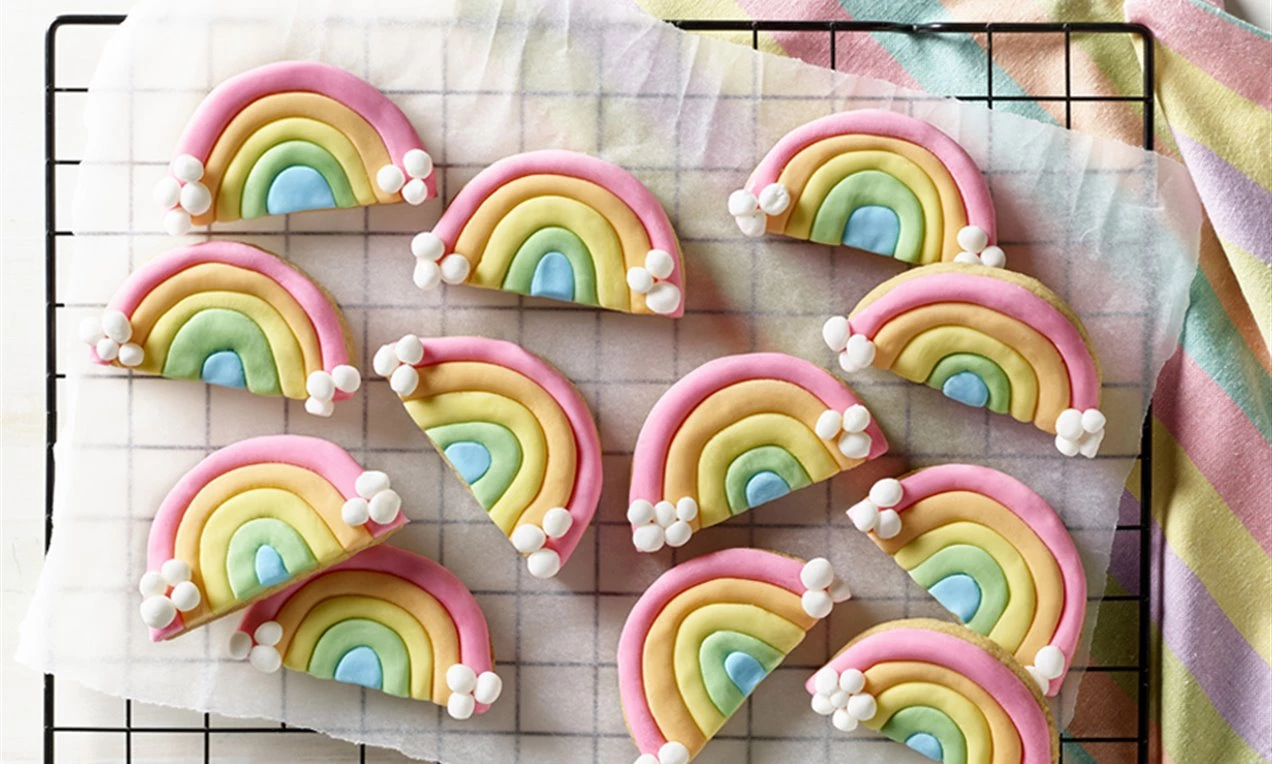 Rainbow Biscuits