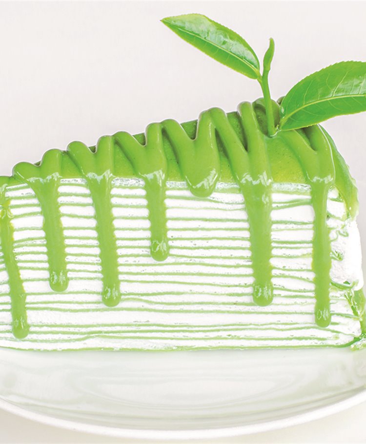 Pandan Green Tea Crepe Cake