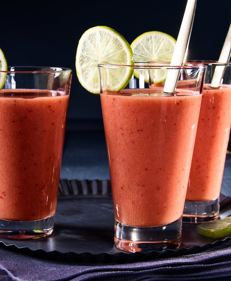 Fruitige smoothie met vanille