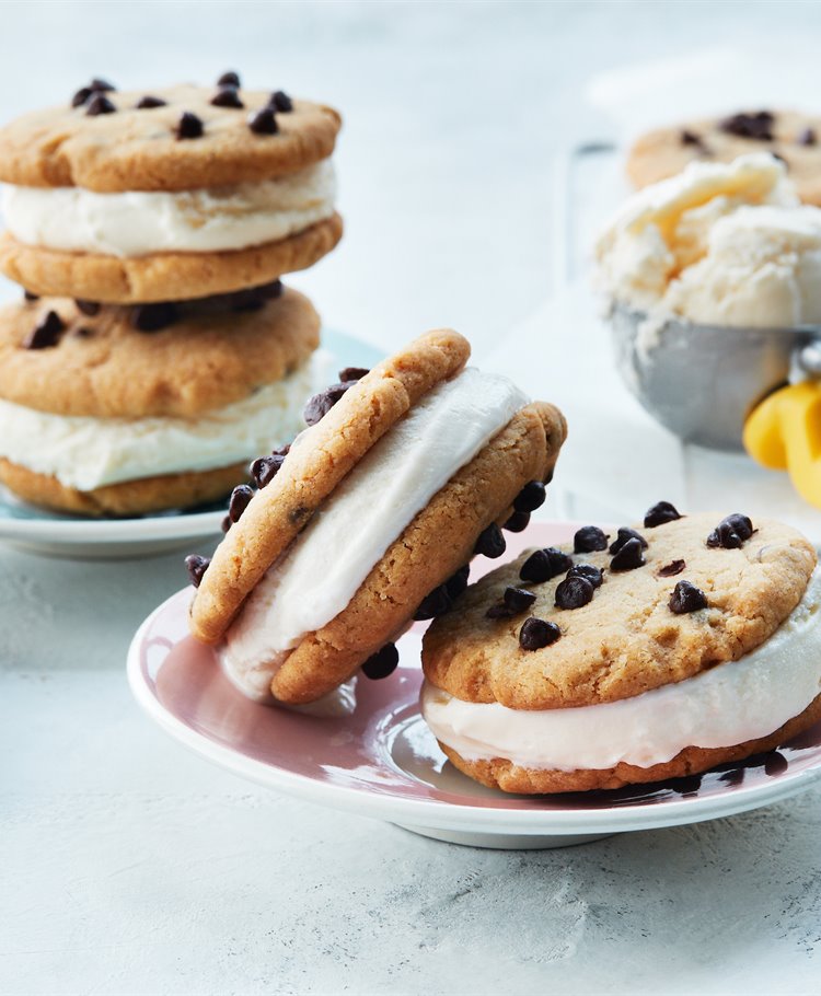Cookies met ijscrème