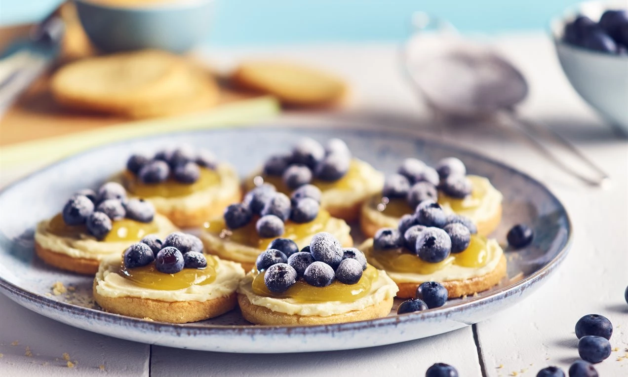 Blueberry and Lemon Cheesecake Cookies