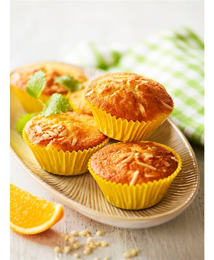 Mandel-appelsin-muffins