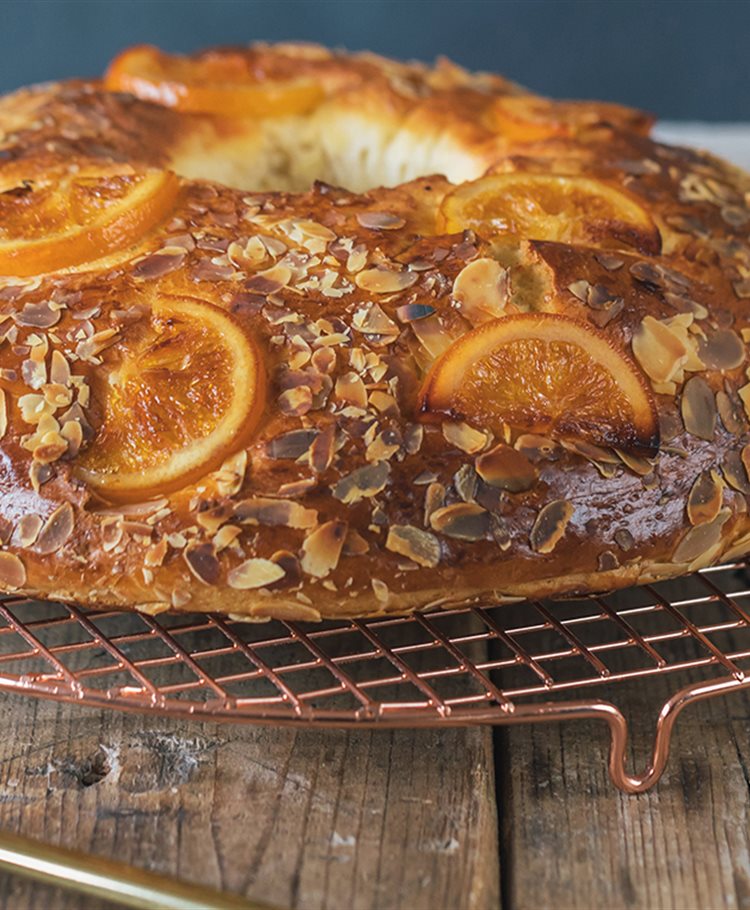 Roscón de Reyes tradicional