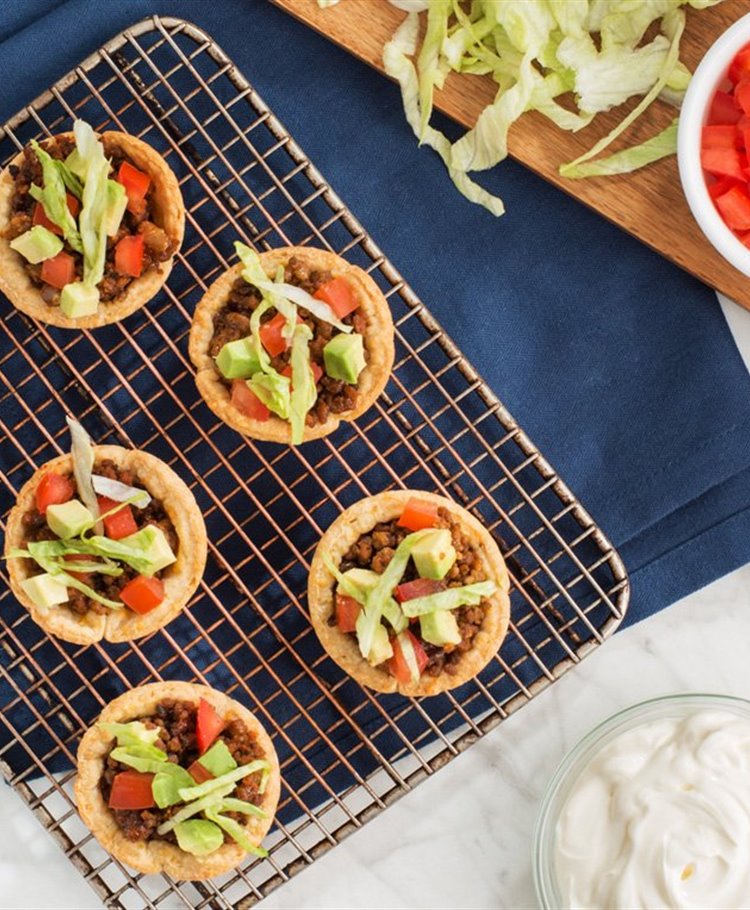 Mini Coupes Tacos