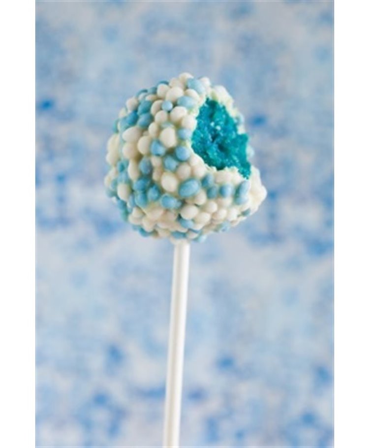 Cakepops met blauwe muisjes