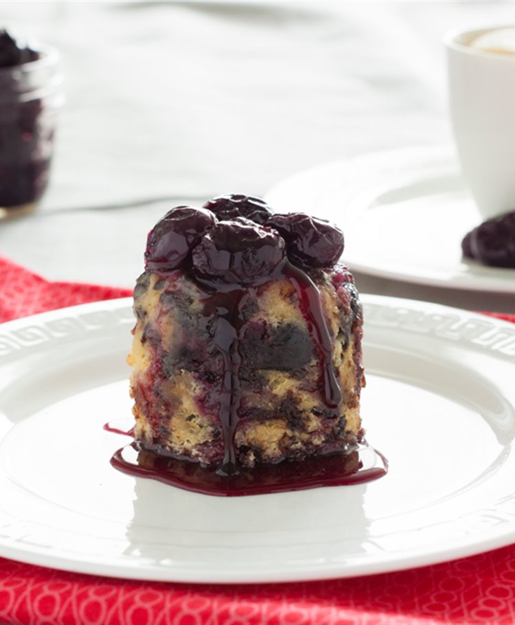 Mignardise de Mug Cake aux Cerises