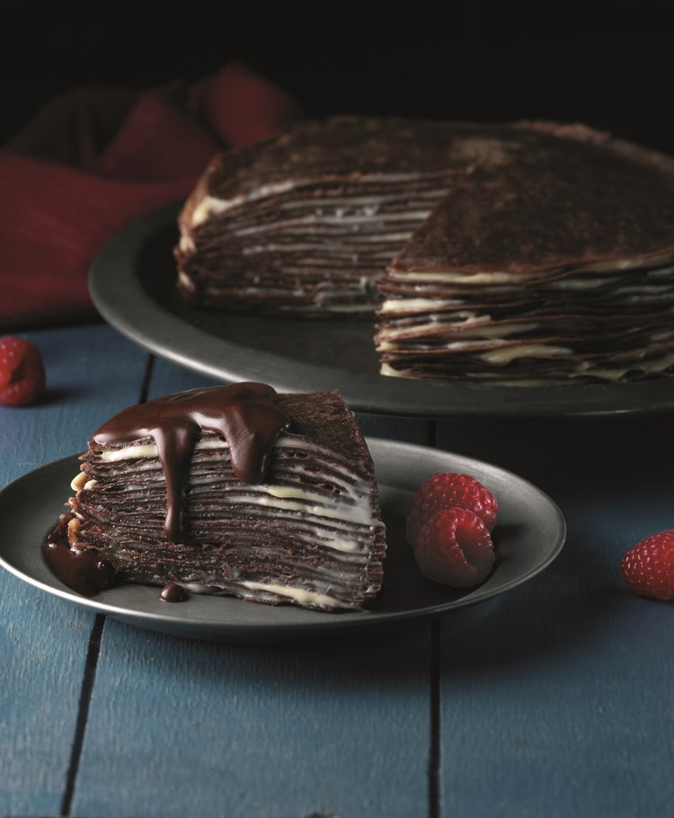 Chocolate Pancake Layer Cake Recipe Dr. Oetker