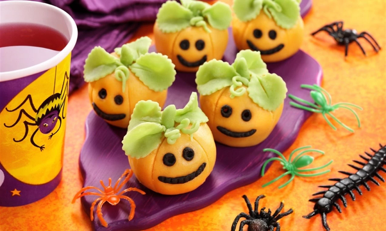 Spooky Pumpkins Marzipan Truffles Recipe