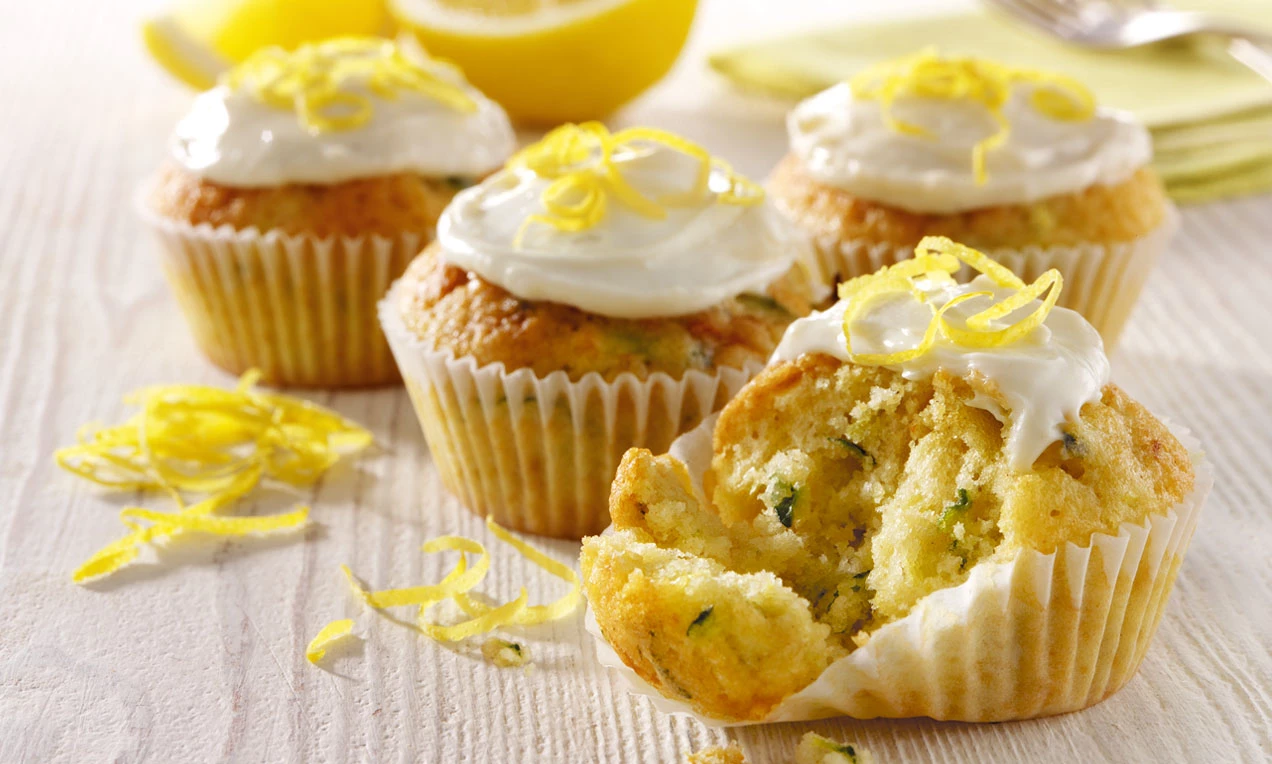 Lemon and Courgette Cupcakes